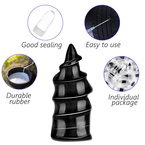 NACHLYNN 30 Pcs Tire Repair Screws Self-Tapping Rubber Fast Tool Self-Service Tire Repair Plugs Nail for Car Motorcycle Truck