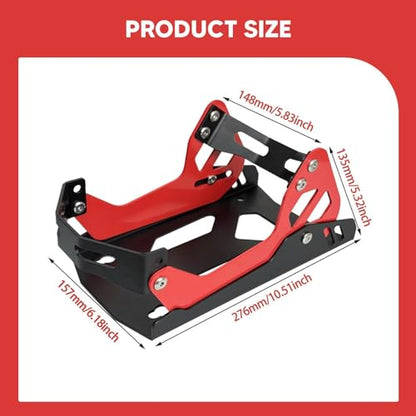 harayaa Motorcycle Wheel Chock Front Tire Stand Heavy Duty Professional Universal Portable Support for 8"-21" Wheel for Garage