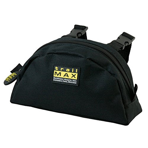 TrailMax Pommel Pocket – Compact Saddle Horn Storage Pouch for Trail Riding – Secure Front Saddle Bag for Phone, Snacks & Small Gear – Durable All-Weather Construction – Easy Access - color: Black