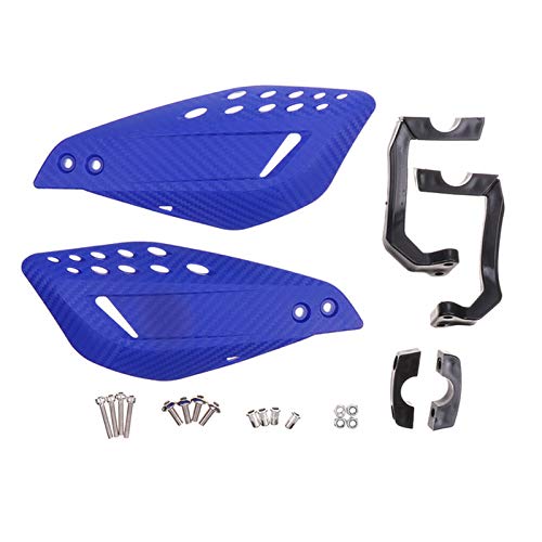 7/8" 22mm Motorcycle Handguards Handlebar Protector Gear for Dirt Bike ATV Yamaha Kawasaki Suzuki Honda(Blue) - color: Blue