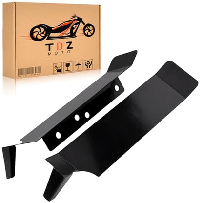 TDZ Black Rear Fender Saddlebag Gap Filler Panels for Harley Electra Glide FLHT 1993-2008, Electra Glide Sport FLHS 1993, Road King FLHR 1994-2008 - color: 1994-2008 Black