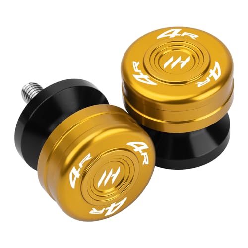 Motorcycle M8 Swingarm Spools Slider For Ninja ZX-4RR 2023-2025 Ninja ZX-4R 2024-2025 Swing Arm Spool Slider Stand Screws CNC Universal Enhanced Protection Accessories (Gold) - color: Gold