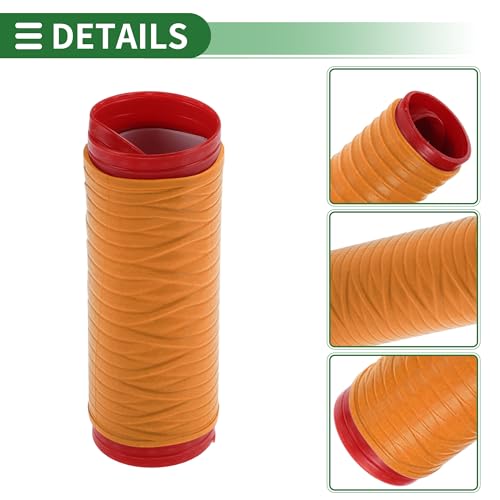 1.57" /40 mm 1.57 "/40 mm Motorcycle Hand Grips Cover Kit Non Slip Silicone Handlebar Grips Orange 1 Set Spiral Cross Pattern - color: Orange