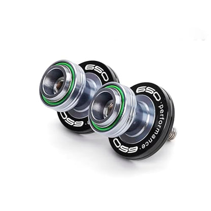 Motorcycle CNC M8 Rear Slider Stand Screw Swingarm Spools accessories, For Z900 Z900RS Z800 Z650 Z650RS 2023 2024 (Green-650) - color: Green-650