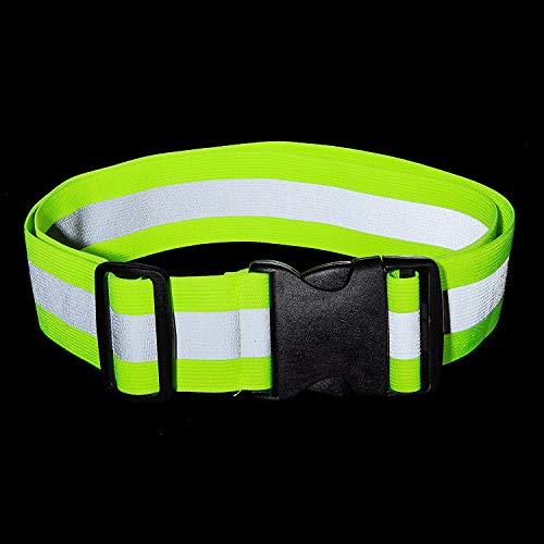 2-6 Pack - Reflective Glow Belt Safety Gear, Pt Belt, for Running Cycling Walking Marathon Military - style: 2 Pack