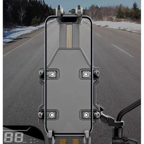 Motorcycle Phone Holder Vibration Dampener AntiShake Motorcycle Phone Mount - color: Handlebar model