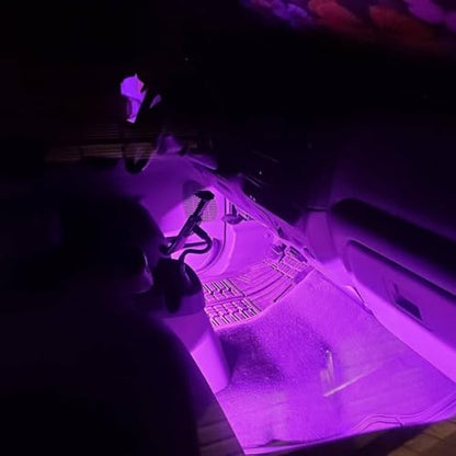 Rock Lights Pink with Light Purple 12 Pods Pure Pink LED Rock Lights IP68 Waterproof 47inch Extension Wires for Trucks UTV ATV SUV Boat Pickup Car Fender Exterior Lighting Kit - color: Purple-12pcs