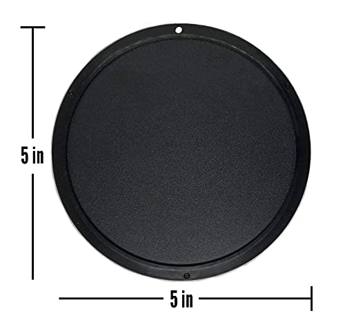 Motorcycle Kickstand Pad. Universal Fit. (Large) (Black) - color: Black