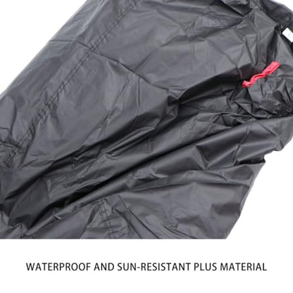 Universal Outdoor Motorcycle and ATV Cover Waterproof Sun Protection Oxford Cloth with Double Stitched Seams and Windproof Clasp, Anti-Theft Design for All-Season Use