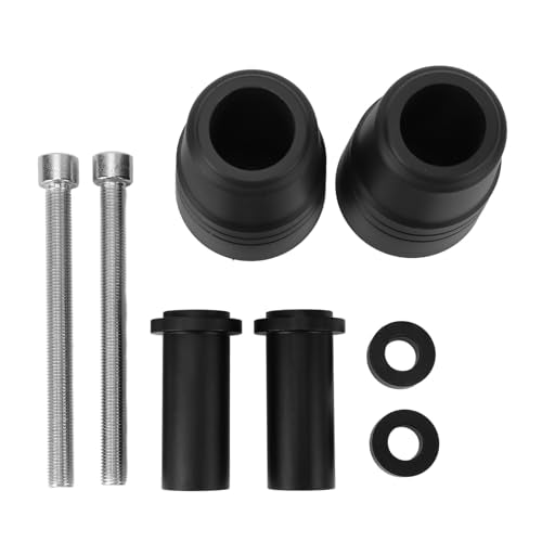Universal Motorcycle Frame Sliders Crash Pad, CNC 6063 Aluminum Alloy Falling Protector with M10x1.25 Screw Holes, Anti - Crash Slide Guard for Motorbike Engine