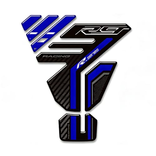 Motorcycle Tank Pad Compatible with Yamaha YZF R9 YZFR9 2025 2026 Motorcycle Fuel Tank Protector Gas Tank Decals YZF R9 Tank Pad Fuel Tank Kit Knee Stickers Decals Protection (A-5) - color: A-5