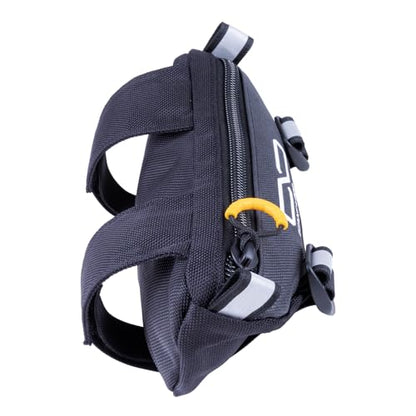 Giant Loop Zigzag Handlebar Bag, 1.5 Liter Black Windshield Pouch, Fits Any Motorbike, Dirt Bike & Snow Bike - color: Black 2025