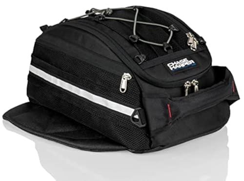 Chase Harper USA 540 Magnetic Tank Bag - Water-Resistant, Tear-Resistant, Industrial Grade Ballistic Nylon with Anti-Scratch Rubberized Bottom, Neodymium Magnets within Magnetic Wings – Black
