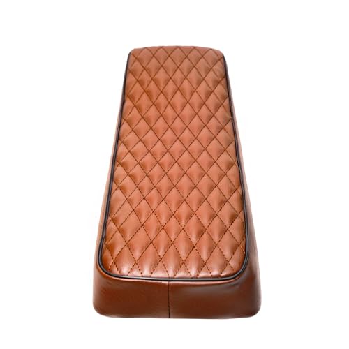 JMCHstore Brown Diamond Stitch Retro Mini bike Seat Cover for Monster Mega Moto MMB80 80cc MMB105 105cc, For Coleman Realtree RB100 RT100 Mini Bike Cushion Replacement parts - color: Brown