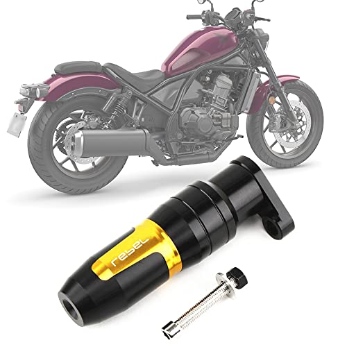 For Rebel CMX 1100 CMX1100 2021 Motorcycle CNC Accessoires Falling protection Exhaust Slider Crash pad slider with logo - color: gold