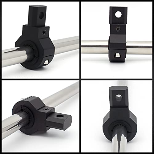 LED Mini Lights Bar Mounting Bracket Clamp Kits 360 Degree 0.75" 1" 1.25" 2Pcs Vertical Bar Tube Clamp Roof Roll Cage Holder Universal Clamp Bracket fit for Motorcycle Crash Bar Guard ATV UTV