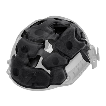 Tactical Helmet Pads - Universal Replacement Internal Memory Foam Pad Inserts for ACH, MICH, EXF Helmets - color: 3rd-Black