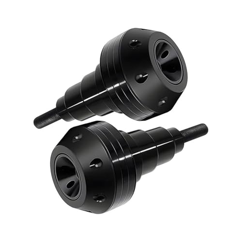 Motorcycle Frame Sliders Crash Protector for Kawasaki Ninja 300 2013-2018 CNC Aluminum Exhaust Anti-Fall Protection Bar Engine Guard Bumper Accessories,Black Style - color: Black Style
