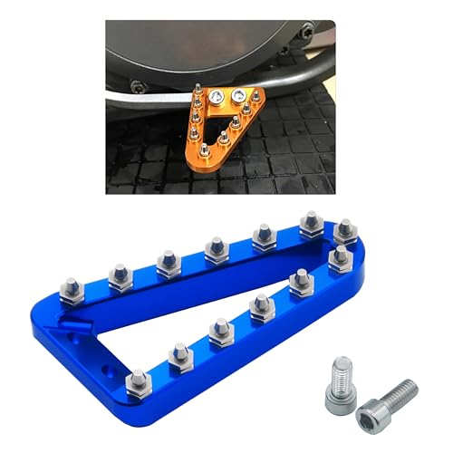 Rear Brake Pedal Step Tip Plate Compatible with SX SXF EXC EXCF XCW XCFW XC XCF Compatible with TC TE TX FE 125 150 250 350 450 2017-2022 (Blue) - color: Blue