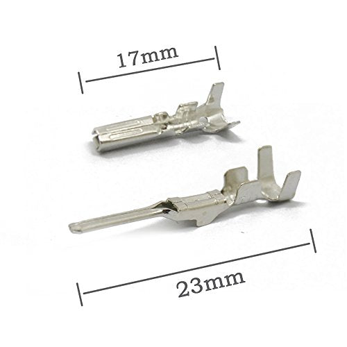 MUYI 10 Kit 1 Pin Way Waterproof Electrical Connector 1.5mm Series Terminals Water Resistend - style: 1pin connector(10 sets)