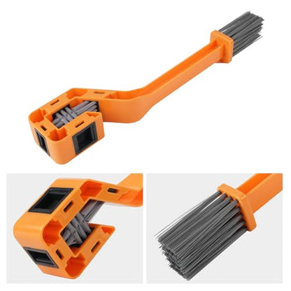 NICECNC Universal Chain Cleaning Brush Compatible with The Oil Dirt Chain & Sprocket of Steet, Sport, Off-Road Motorcycles, ATVs, Bicycles etc. Compatible with KTM Compatible with Yamaha See Fitment