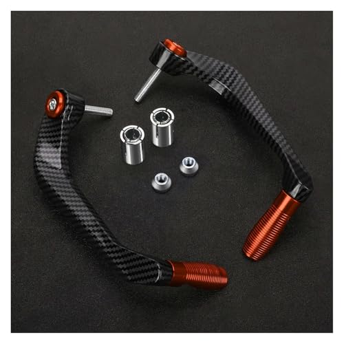 Handlebar Brake Clutch Lever Guard for Ya&maha YZF R1 R3 R6 R15 R125 R25 YZFR6 2025 2024 2023 22 Motorcycle Handlebar Grips Guard Brake Clutch Levers Protector - color: Orange