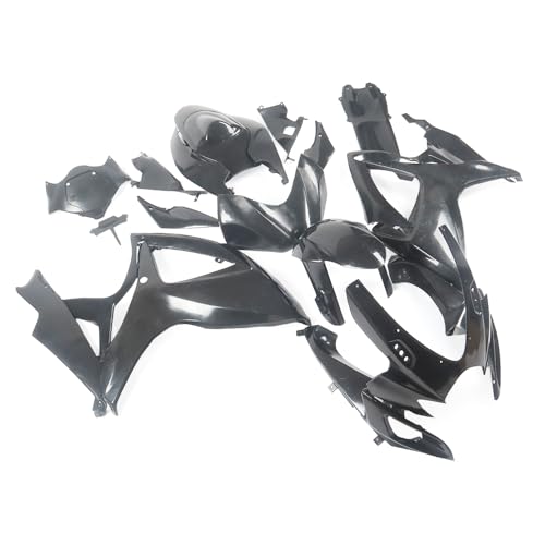 FLPRO Unpainted Motorcycle Fairings Compatible for Suzuki 06 07 GSXR600 GSXR750 K6 2006 2007 GSX-R600 GSX-R750 Fairing Kit ABS Plastic Injection Bodywork Body Kits - color: Unpainted