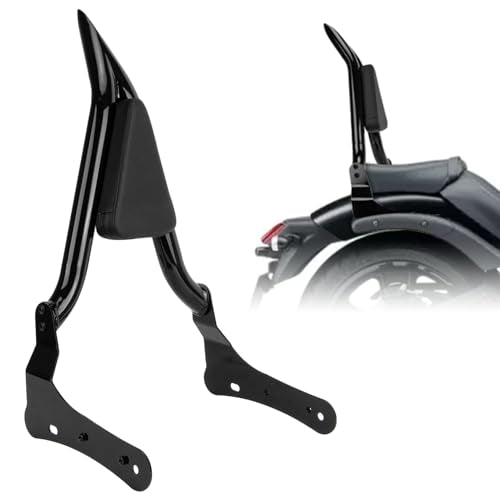 25" Rear Passenger Backrest - PSLER Vulcan S650 Sissy Bar Detachable Sissy Bar with Pad for Vulcan S EN 650 VN650 S650 650cc 2015-2024