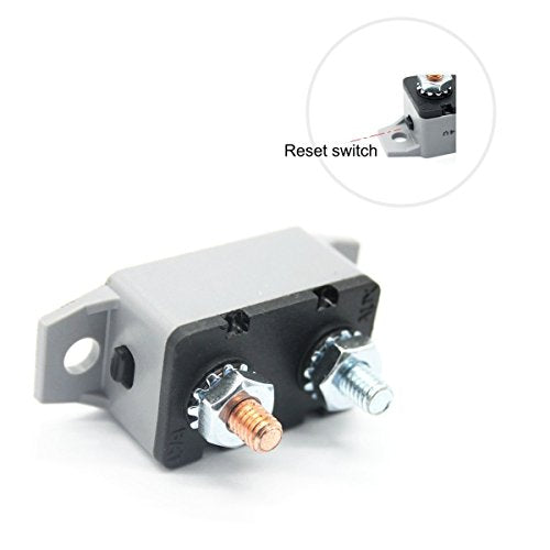 ZOOKOTO 2pcs 12-24V 30 Amp ATV Resettable Circuit Breaker Fuse holder 30A - color: 2Pcs, size: 30A