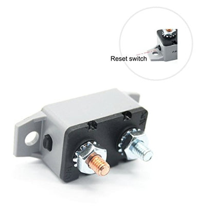 ZOOKOTO 2pcs 12-24V 30 Amp ATV Resettable Circuit Breaker Fuse holder 30A - color: 2Pcs, size: 30A