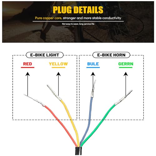 12-72V Universal Ebike Light and Horn Switch 2 in 1 Electric Bike Scooter Light Switch Motorcycle Button 7/8'' Motorcycle Headlights Horn Turn ON/Off Control Switches DK226 - style: 2-in-1 switch DK226