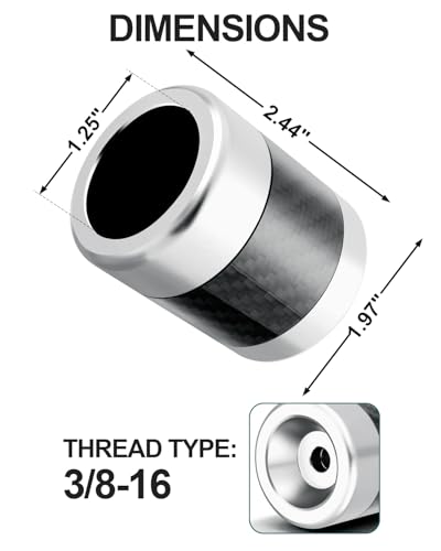 MoKitDora Motorcycle Frame Sliders Aluminum Alloy for Harley 1.25" Saddlebag Guard Highway & Flat-out Crash Bar, Silver - color: Silver
