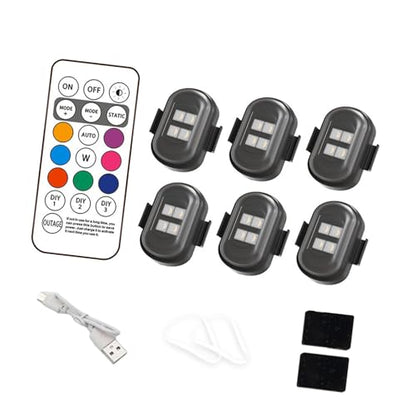 Motorcycle LED Safe Flashing Light Watertight ABS High for Day Night Anti Shock Bike Indication Light - color: B