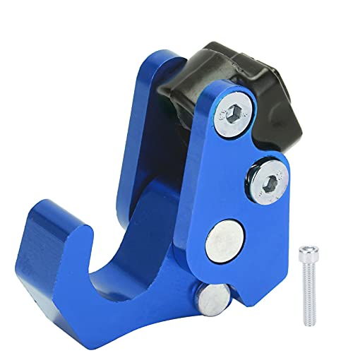 Acouto Helmet Luggage Hanger for Motorcycle, Motorcycle Helmet Hook Universal Claw Shaped Motorcycle Hook CNC Aluminum Alloy Scooter Helmet Bag Luggage Hook Hanger Carry Holder(Blue)