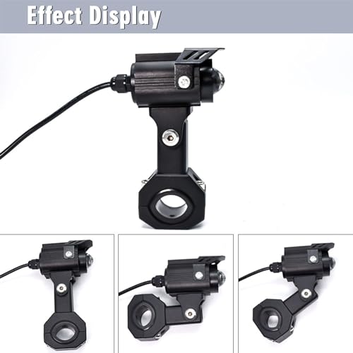 Windance 2pcs Light Bar Mounting Bracket,Aluminum Alloy Clamp for Driving Fog Auxiliary Lights Sotlight , 360 Degree Adjustment Horizontal Bull Bar Tube Clamp Mounting Bracket