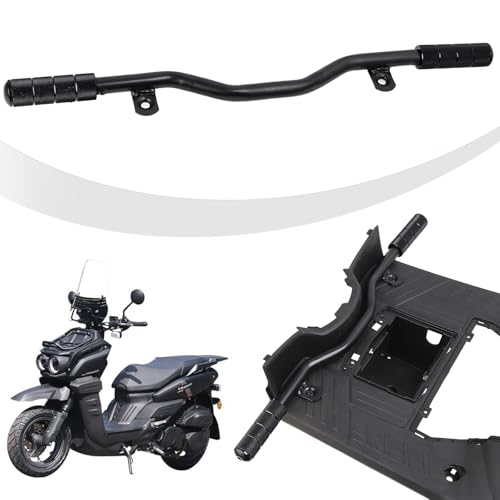 Mokuo Motorcycle Highway Extend Leg Pedal Bar in Heavy Iron Material Come with Foot Peg,Compatible with YAMAHA Zuma 2022-2024,Black Color - size: 2022-2024 BW'S