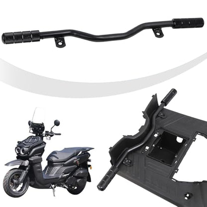 Mokuo Motorcycle Highway Extend Leg Pedal Bar in Heavy Iron Material Come with Foot Peg,Compatible with YAMAHA Zuma 2022-2024,Black Color - size: 2022-2024 BW'S