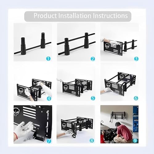 Tour Pack Trunk Wall Mount Storage Luggage Rack for Harly Davidson Road Glide/Road King/Street Glide/Electra Glide, Replace# 93100005 (Multifunctional) - style: Multifunctional