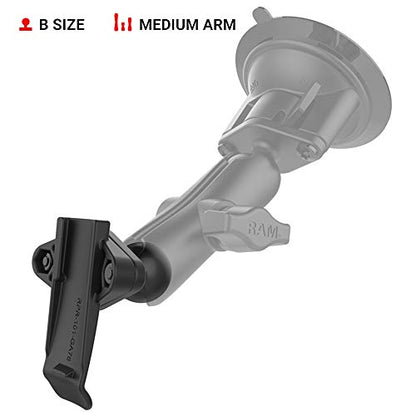 RAM MOUNTS Garmin Spine Clip Adapter with B Size 1" Ball, Handheld GPS Mount for Garmin Devices RAM-B-202-GA76U