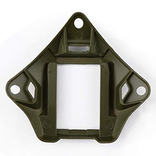 Tactical Helmet NVG Mount Shroud Steel Sports Camera Bracket Base for Fast Helmet - color: OD