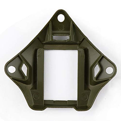Tactical Helmet NVG Mount Shroud Steel Sports Camera Bracket Base for Fast Helmet - color: OD