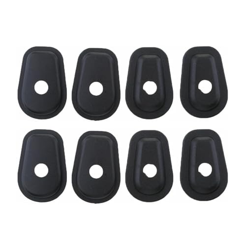 8 Pcs Motorcycle Turn Signal Spacer Adapter Kit Compatible with Yamaha FZ1 Fazer 2006-2015 & Kawasaki ZR-7S 2003-2018 Front Rear Left Right ABS Plastic for LED Signals
