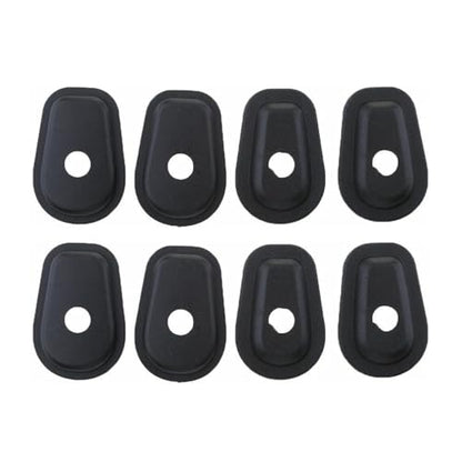 8 Pcs Motorcycle Turn Signal Spacer Adapter Kit Compatible with Yamaha FZ1 Fazer 2006-2015 & Kawasaki ZR-7S 2003-2018 Front Rear Left Right ABS Plastic for LED Signals