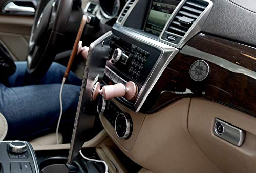 The Original Dual Magnetic Movable Phone Holder and Tablet Mount (Silver) - color: Silver
