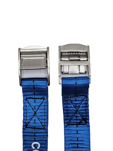 Premium Cam Straps - Stailess Steel Cam Buckle - 550lb Capacity (8') - size: 8'