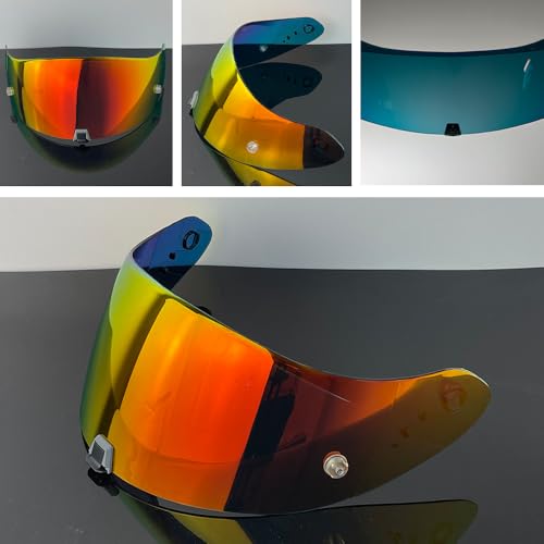 R1 Air Helmet Visor Replacement,Tinted Motorcycle Helmet Face shield Windshield lens for R1,R1 Air,R1 EVO,T520,ST1400,391 (Revo Deep Red) - color: Revo Deep Red