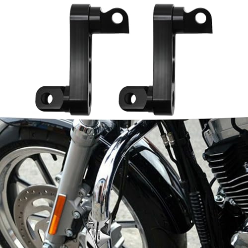Adjustable Footpegs Highway Pegs Male Mount Foot Peg Clamp Support Extensions Bracket Replacement for Harley Davidson Sportster Dyna Softail Touring Road King Street Glide Road Glide Black