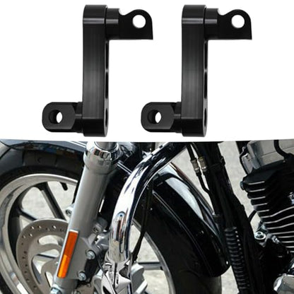 Adjustable Footpegs Highway Pegs Male Mount Foot Peg Clamp Support Extensions Bracket Replacement for Harley Davidson Sportster Dyna Softail Touring Road King Street Glide Road Glide Black