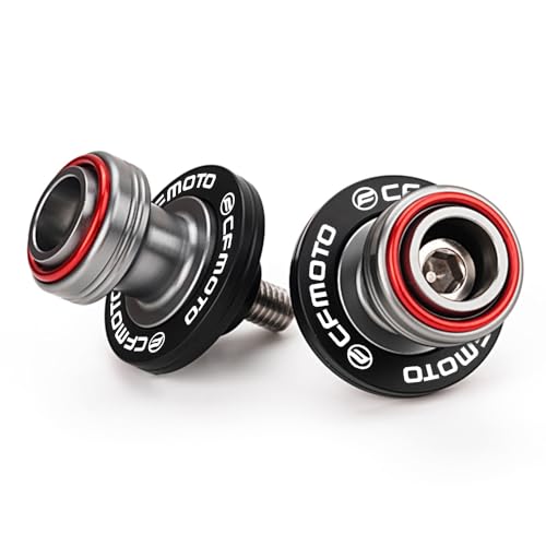 Compatible with CFMOTO Ibex450 Ibex800 300SS 450SS 450NK 450CLC 675SS 675NK 750SS 800NK Motorcycle CNC Swingarm Spools Sliders Stand Screw Paddock Bobbins (Red) - color: Red