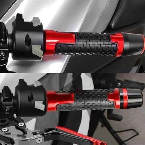 Motorcycles Handlebar Grips Cap Weight PartsAnti Vibration Plug Ends for Ducati Scrambler 2015-2016 15-16 - color: Orange black